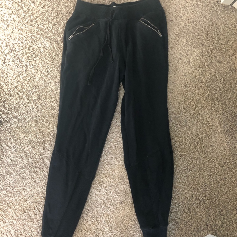 Black hollister sweatpant joggers